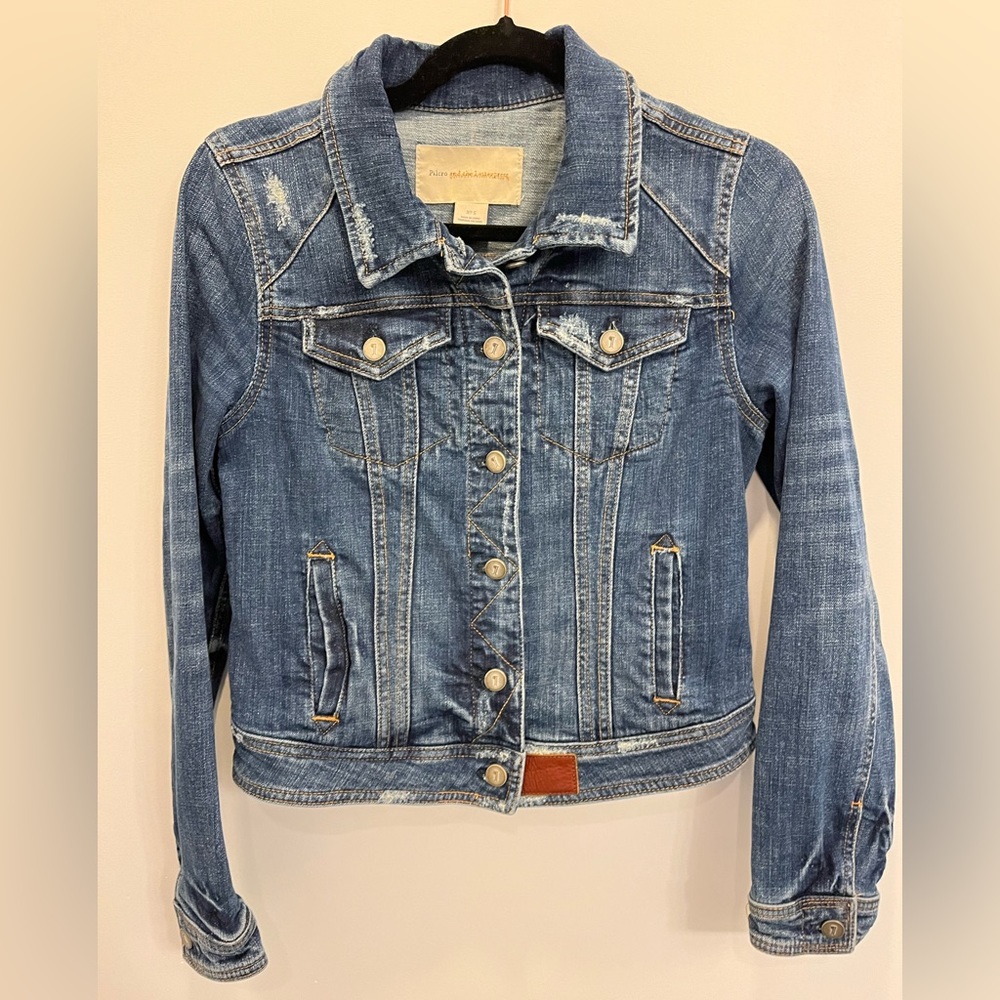 Anthropologie Pilcro and the Letterpress jean jacket